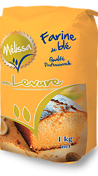 Melissa Farine de Blé avec Levure - Qualité Professionnelle