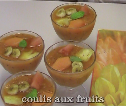 Coulis aux fruits