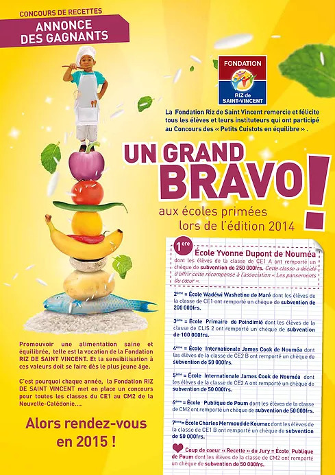 Résultats du concours de la Fondation 2014