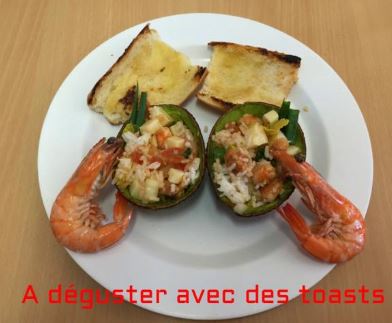 Recette Salade riz aux avocats