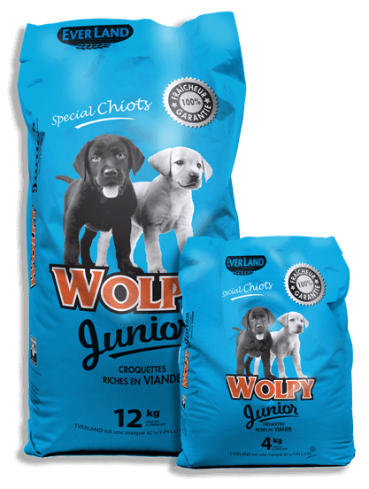 Gamme Wolpy Junior Croquettes pour chien